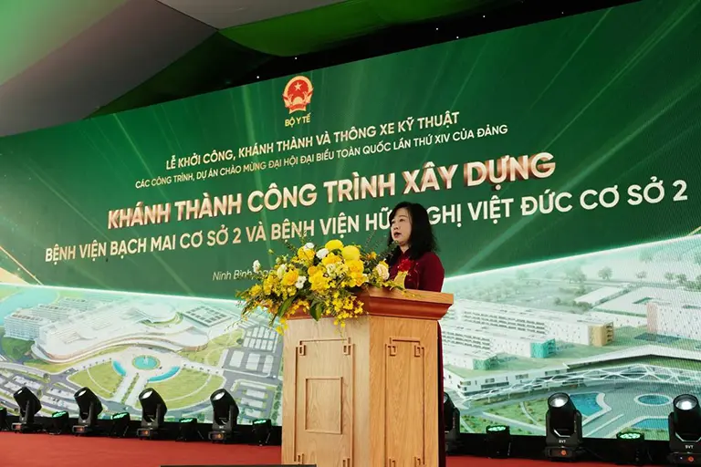 Khánh thành Bệnh viện tuyến cuối quy mô quốc gia Bạch Mai và Việt Đức cơ sở 2